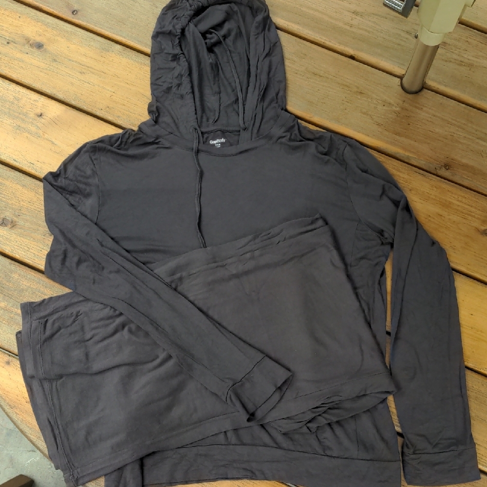 Gap Body Purple-Gray Hooded Lounge Set
